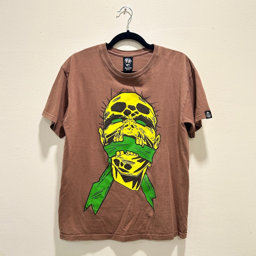 Bonafide Icon Dead Men Tell No Tales Tee Brown Size M